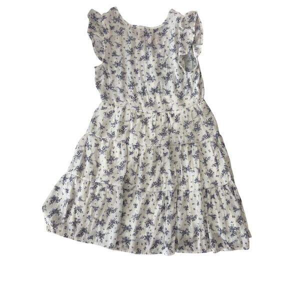 Blu Pepper Floral Ruffle Mini Dress - - Size M - Picture 2 of 4